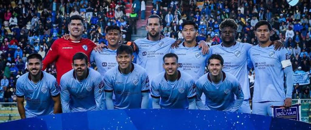 El onceno titular de Bolívar que estuvo en el juego de ida ante Gremio en La Paz. 