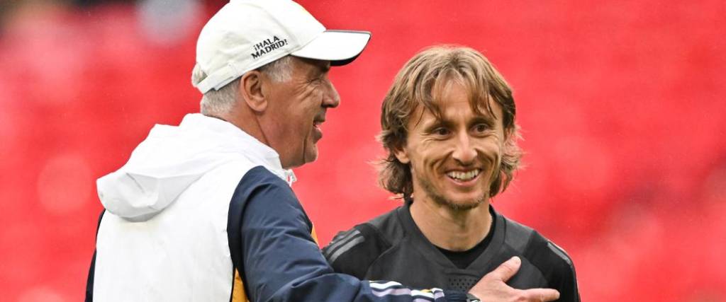 El croata Luka Modric es uno de los jugadores que puede sumar su sexta Champions e igualar a Paco Gento.