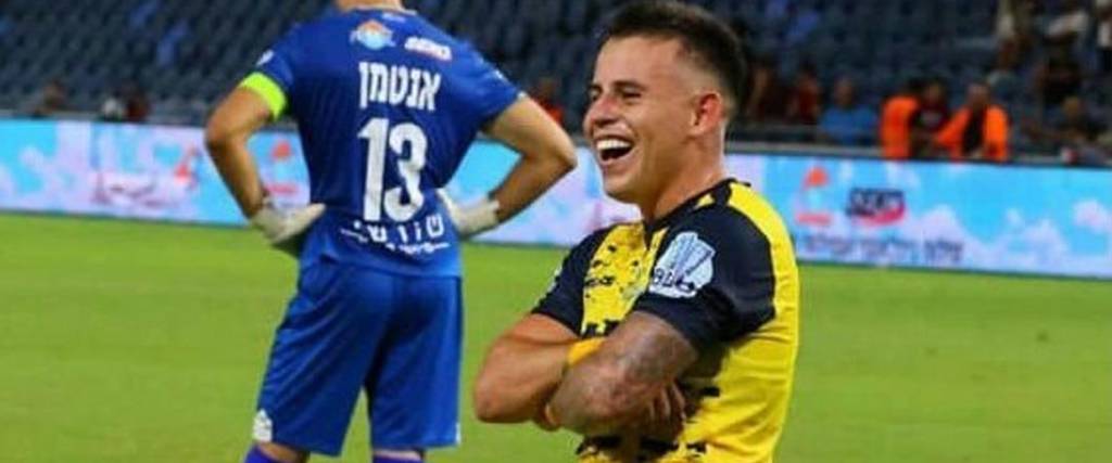 Henry Vaca anotó su primer gol en el fútbol de Israel, fue en la segunda fecha de la Toto Cup.