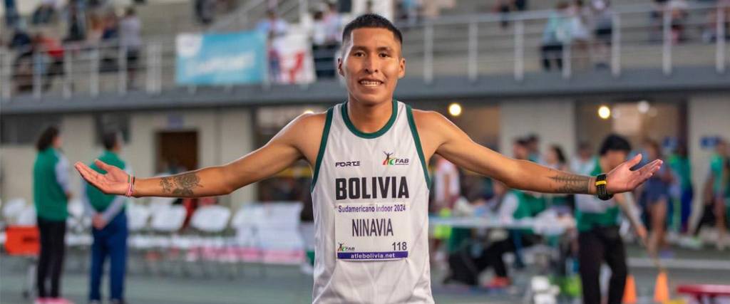 El atleta potosino logró el primer lugar en la prueba de 1.500 metros que se 