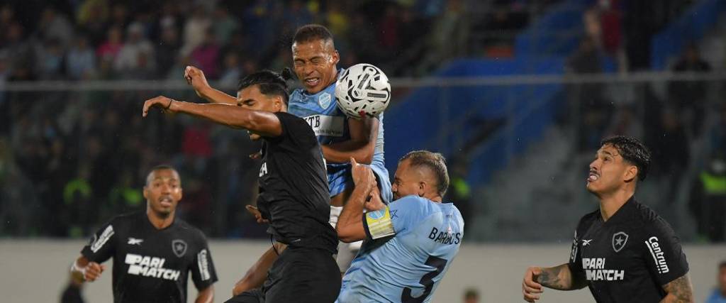 El conjunto celeste igualó condición de local ante Botafogo, en el duelo de ida disputado en Cochabamba.