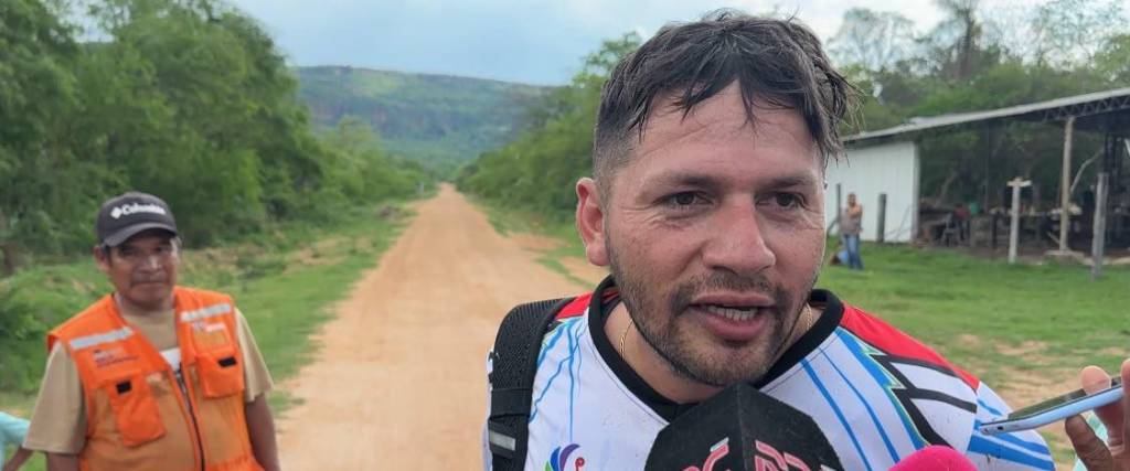 Pérez brindó una entrevista antes de salir en competencia