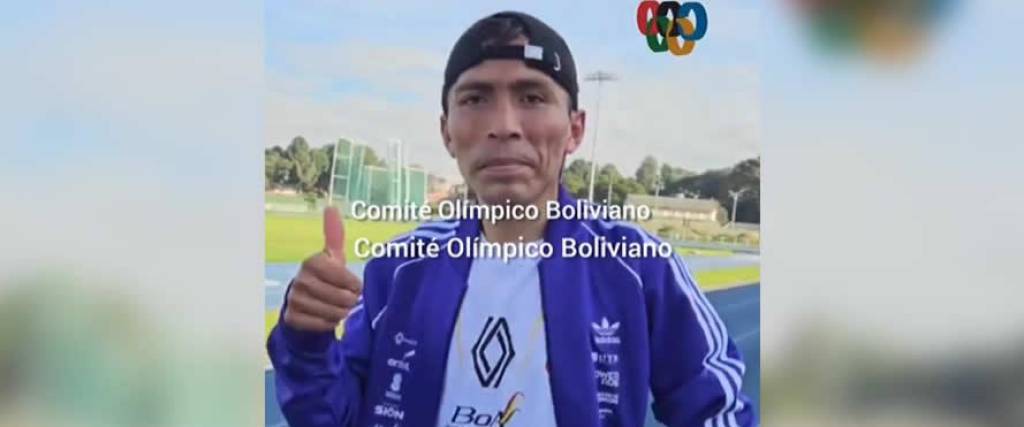 Héctor Garibay, atleta boliviana