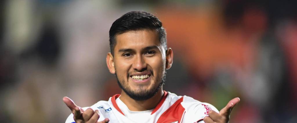 Adalid Terrazas, volante de la selección boliviana. 