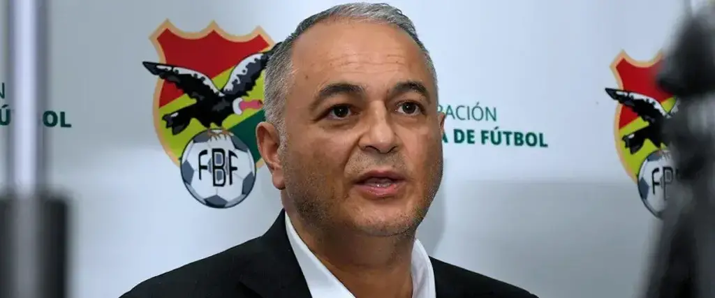 Fernando Costa, presidente de la Federación Boliviana de Fútbol (FBF).