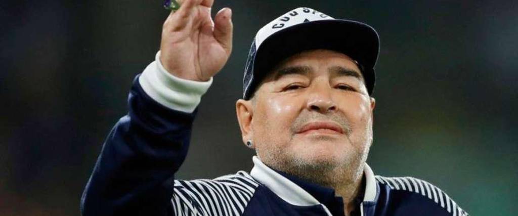 El exjugador de Argentina Diego Armando Maradona.