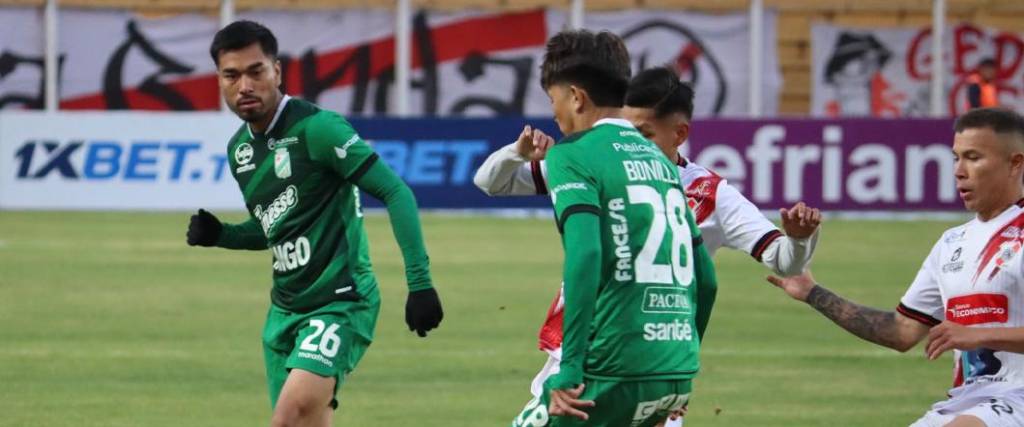 El conjunto verdolaga terminó el partido con dos expulsados y no podrá contar con ellos para la revancha.