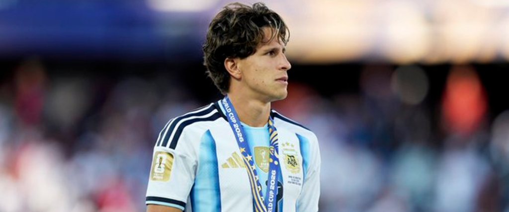 El argentino Giuliano Simeone rompió el silencio tras la derrota ante España en la final del Mundial.