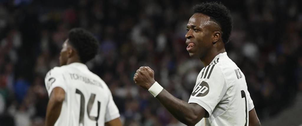 El brasileño Vinicius marcó el segundo tanto para la victoria del conjunto merengue ante las ‘Águilas’.