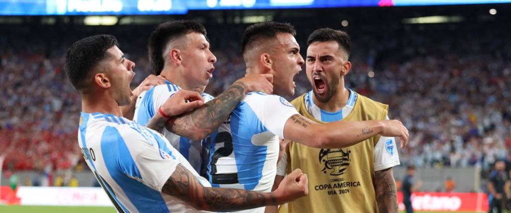 El delantero del Inter de Milán anotó su segundo tanto en la Copa América para darle la victoria a Argentina.