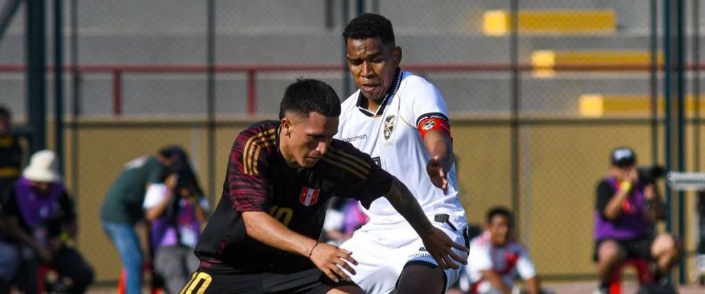 Diego Medina fue el capitán de la selección boliviana en el amistoso contra Perú en Chincha.