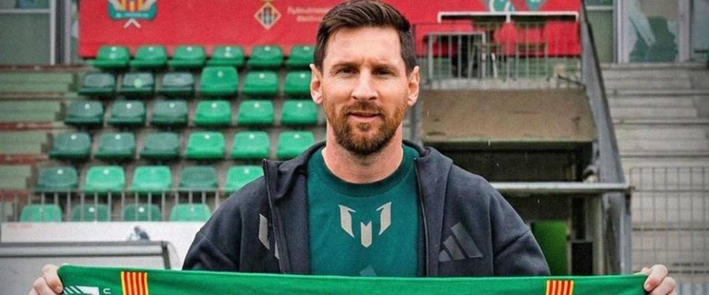 El astro argentino se convirtió en nuevo propietario del UE Cornellà de la quinta división de España.