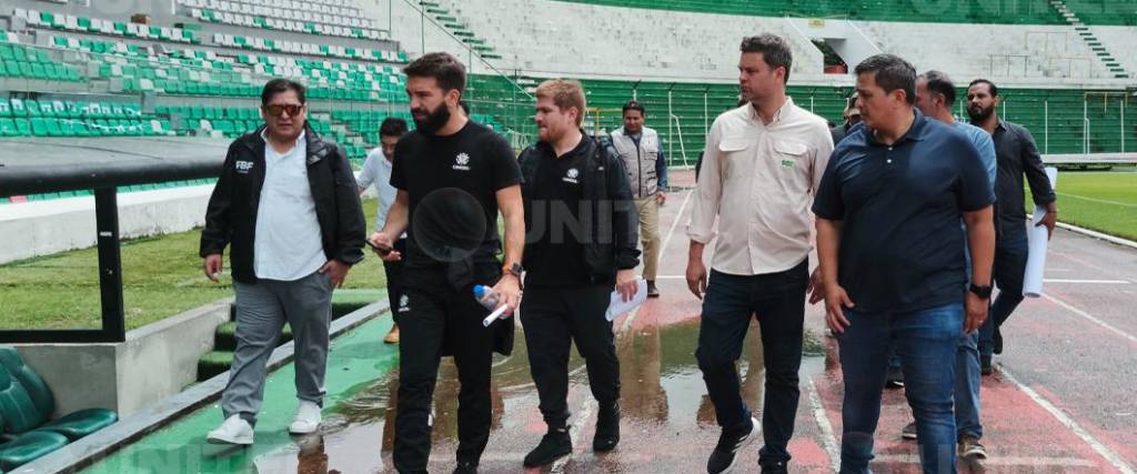 La comisión de Conmebol se tomará su tiempo para hacer el informe para las refacciones del estadio.