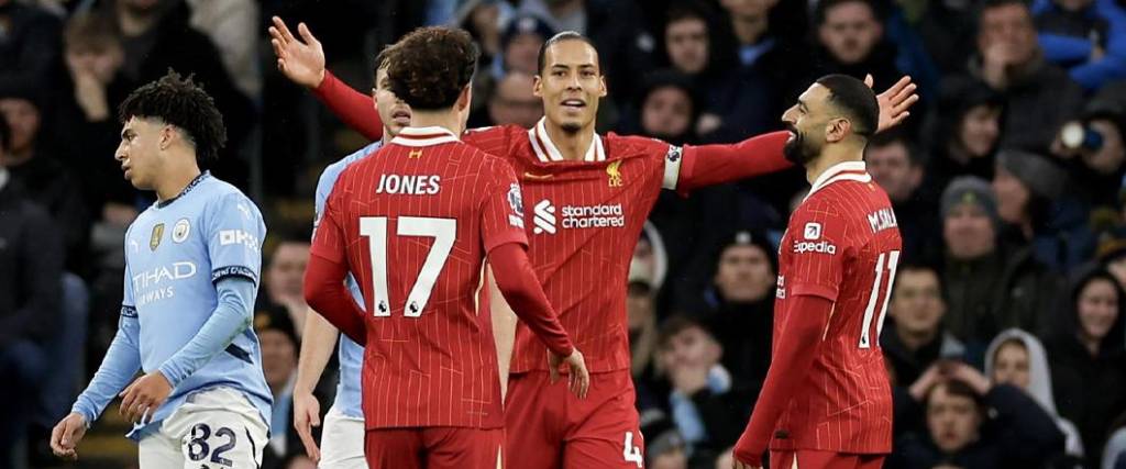 Liverpool se impuso por 0-2 al City en condición de visitante y tiene el camino libre a un nuevo título.