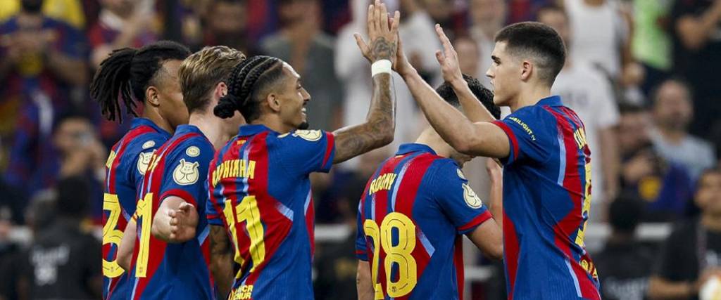 El conjunto azulgrana logró una cómoda victoria por 5-0 ante el conjunto de Bilbao con doblete de Raphinha.