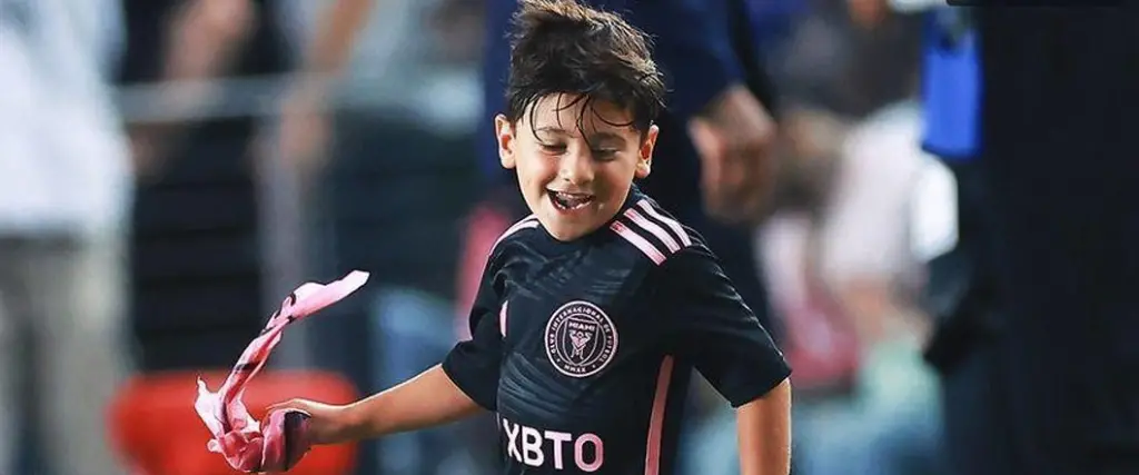 El hijo menor de Lionel Messi anotó un golazo en un partido infantil del Inter Miami en Estados Unidos.