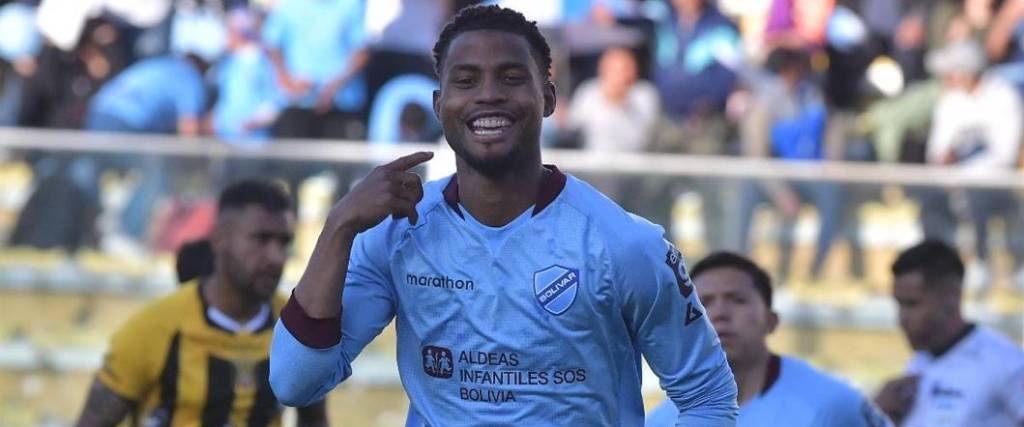 Dorny Romero marcó el segundo gol para la academia paceña en el estadio Hernando Siles.