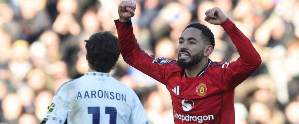 El delantero brasileño anotó el tanto del empate para los ‘Diablos Rojos’ en el compromiso ante Leeds.