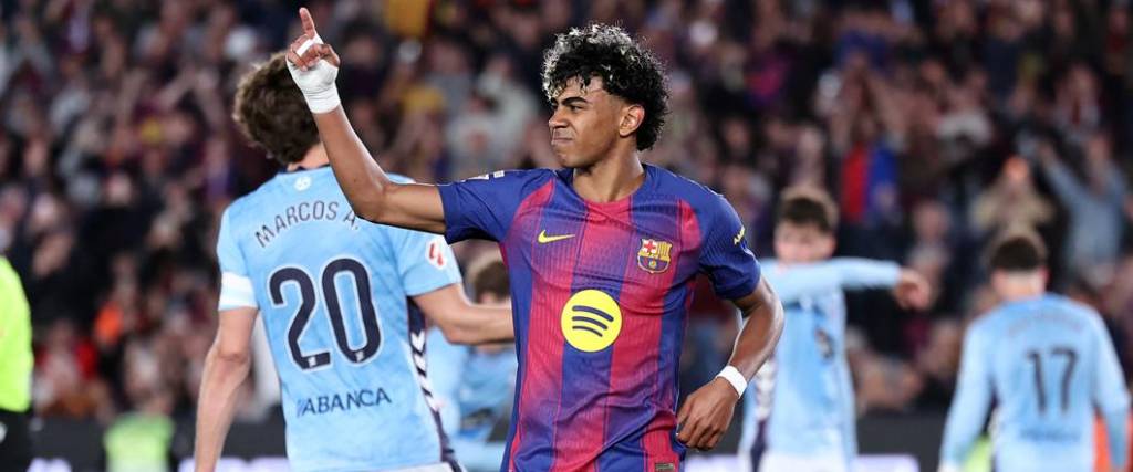 El delantero Lamine Yamal marcó el único tanto para la victoria del Barcelona 1-0 ante Celta de Vigo.