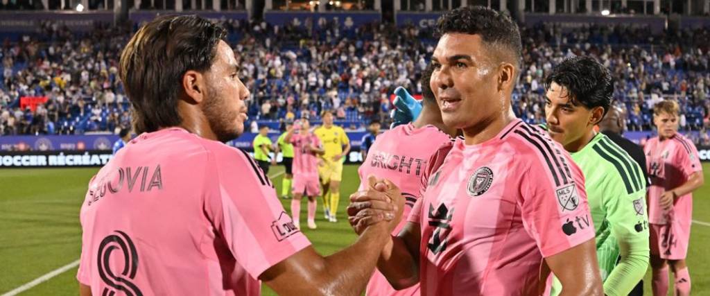 El brasileño Casemiro debutó con la camiseta del Inter Miami después de su paso por el fútbol europeo.