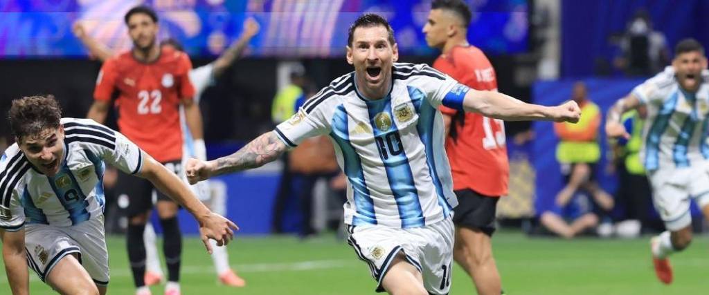 El delantero argentino marcó un golazo ante Egipto, siendo su último tanto con la selección de Argentina.