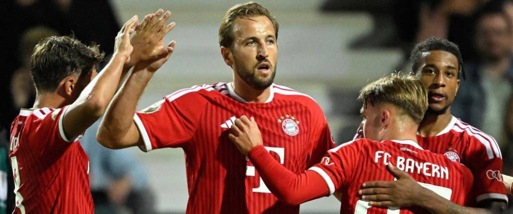 Con dos goles del atacante inglés, el Bayern Múnich avanzó de ronda en la Copa de Alemania.