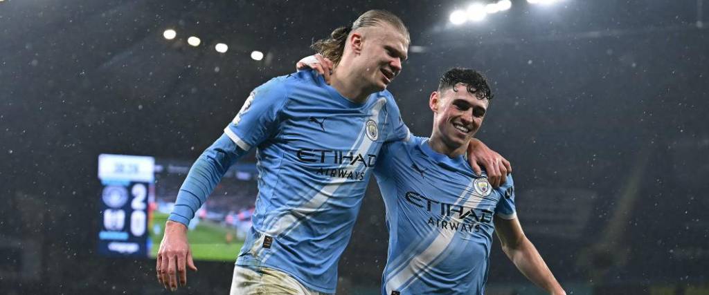 El noruego Erling Haaland marcó el tercer tanto de los ‘citizens’ en la victoria por goleada ante Fulham.