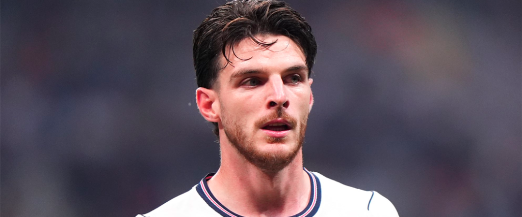 Declan Rice sufrió un cuadro viral y puede ser otra baja para los ingleses de cara al duelo con Noruega.
