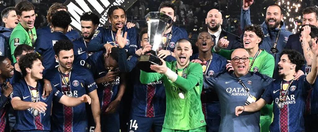 El equipo de Luis Enrique conquistó el Trofeo de Campeones de Francia gracias al portero Lucas Chevalier.