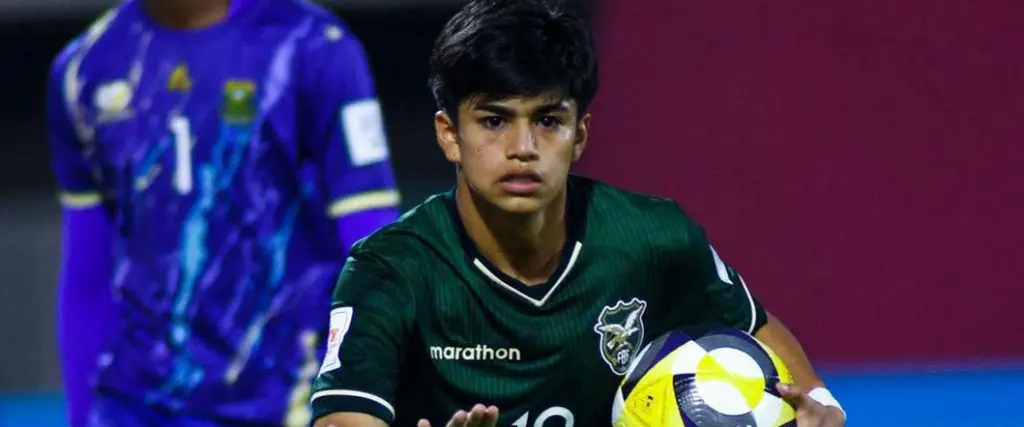 El delantero Jesús Maraude marcó el único tanto de la selección boliviana en el duelo ante Sudáfrica.
