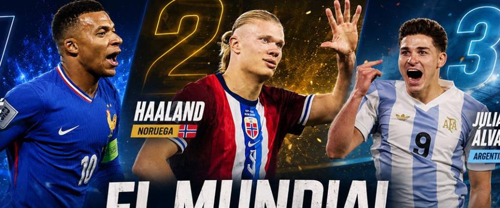 Los delanteros Mbappé, Haaland y Álvarez harán su debut en la Copa del Mundo, este miércoles.