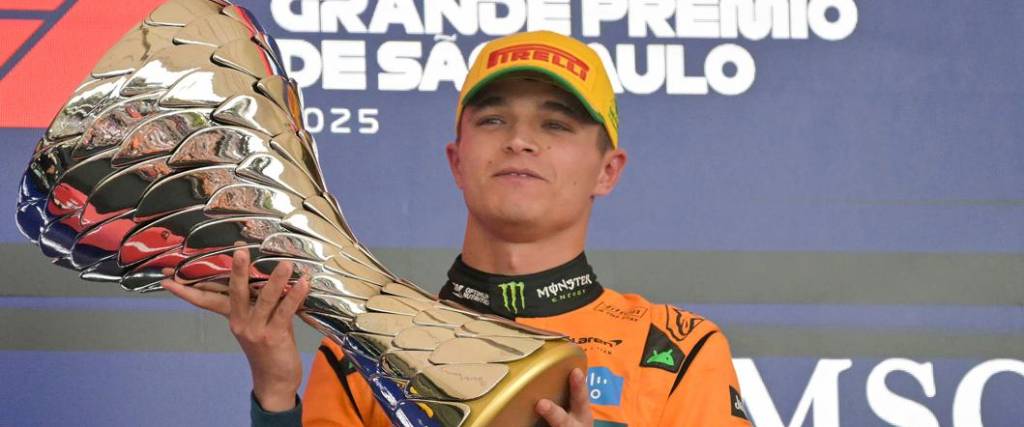 El piloto británico se quedó con el primer lugar en el Gran Premio de Brasil, en el circuito de Interlagos.