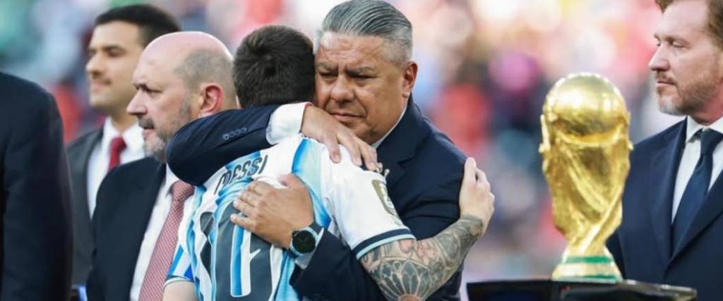 Claudio Tapia, presidente de la AFA, cuestionó y criticó las supuestas conspiraciones en la final del Mundial