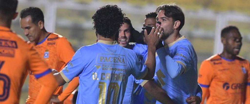 El conjunto celeste no tuvo problemas para vencer a Blooming por 5-0 en condición de local.