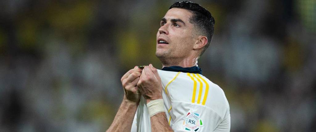 El astro luso marcó dos goles para darle la victoria a Al-Nassr ante Damac y lograr el primer título de Liga.
