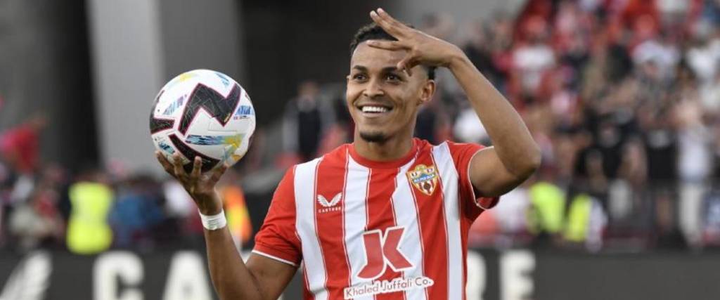 Almería sostiene una deuda con Flamengo por el traspaso del delantero Lázaro, que ahora milita en Arabia.