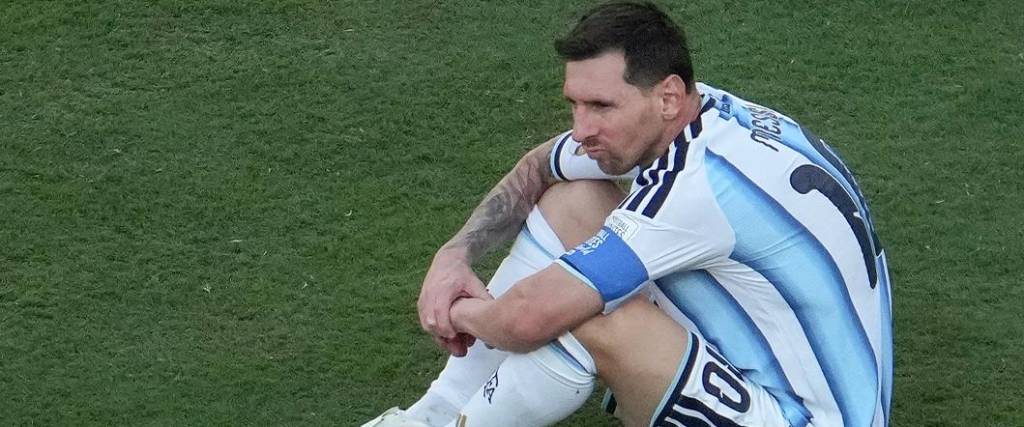 El capitán de la selección Argentina no pudo contener las lágrimas tras perder la final del Mundial.