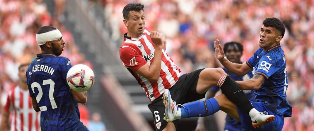 El equipo de Bilbao no pudo ganar en su estreno en la Liga ante Getafe, igualando 1-1 en San Mamés.