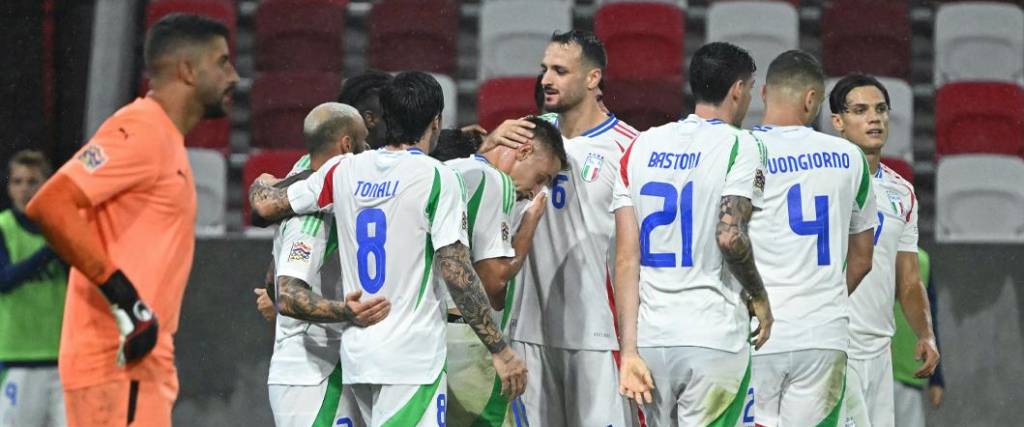 La selección italiana logró su segunda victoria seguida en la Liga de Naciones tras vencer a Israel por 1-2.