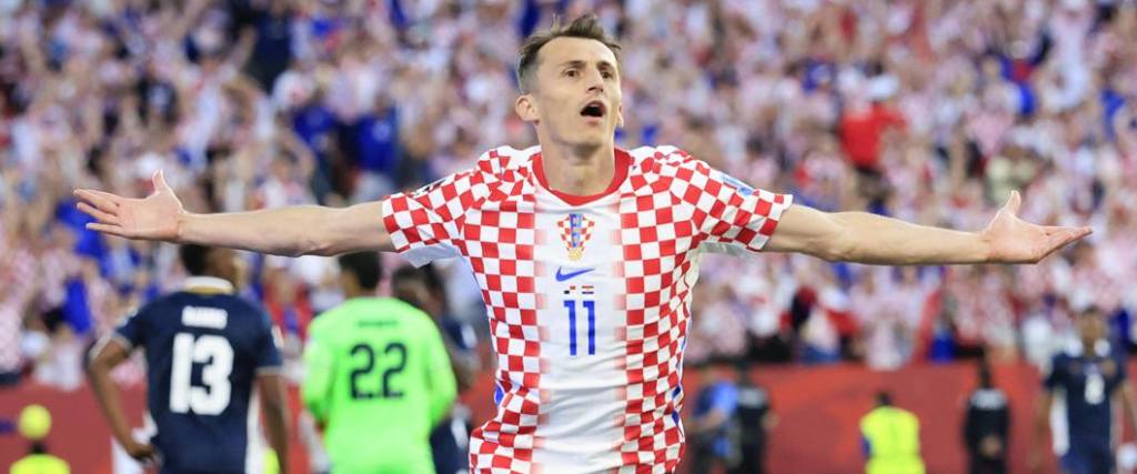 Ante Budimir anotó el único tanto para la victoria de Croacia en el duelo ante Panamá.