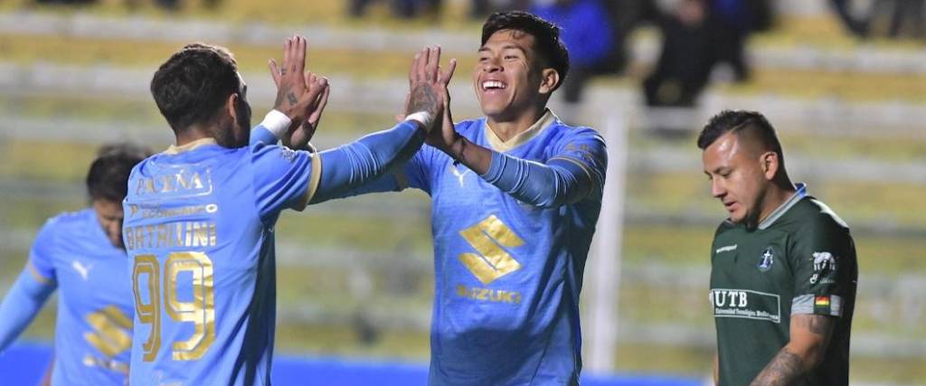 El mediocampista Ervin Vaca anotó dos goles en la victoria de la academia paceña ante San Antonio.