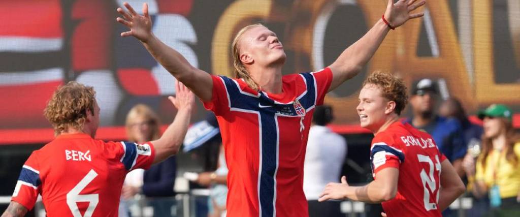 Con dos goles ante Brasil, Haaland se metió en la lucha por ser el máximo goleador de la Copa del Mundo.