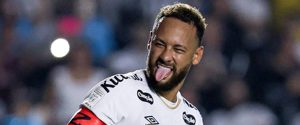 El capitán del ‘Peixe’ marcó dos goles para igualar el compromiso entre Santos y Flamengo en Vila Belmiro.