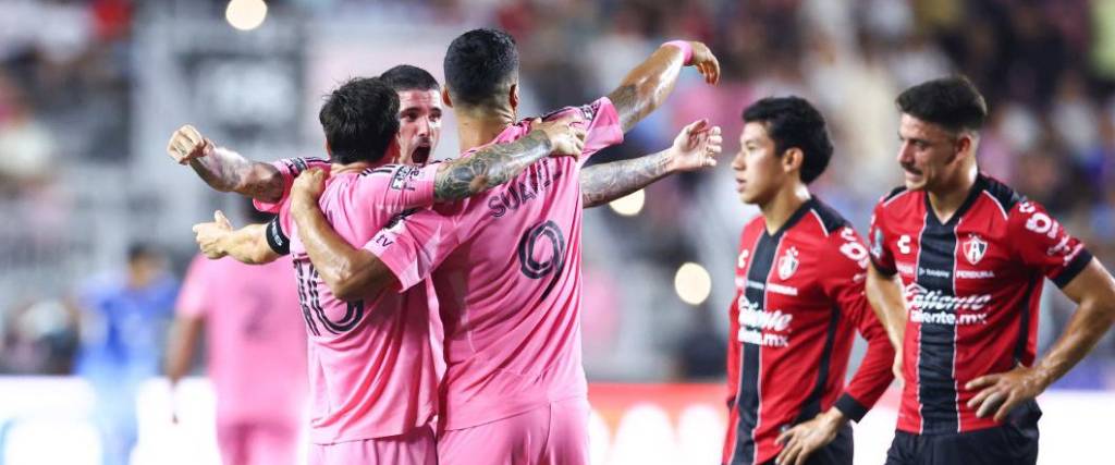 El argentino Rodrigo De Paul debutó con la camiseta del Inter Miami en el triunfo ante Atlas de México.