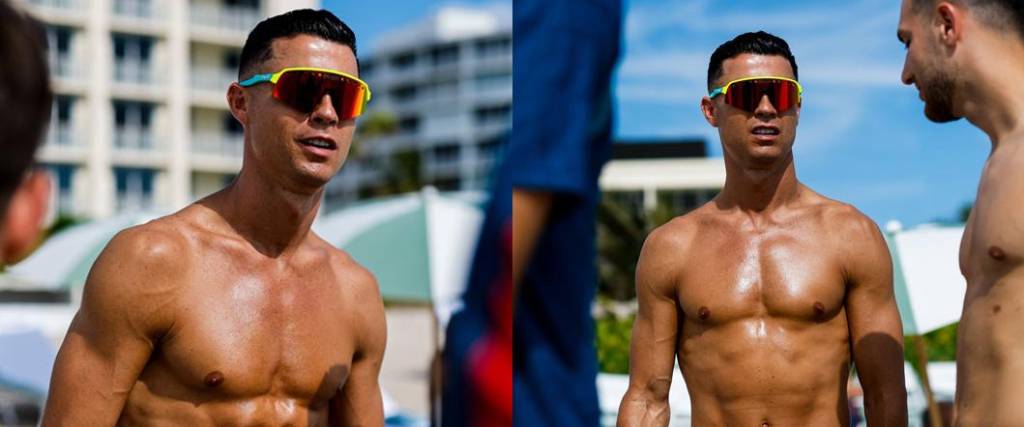 A sus 41 años, así luce el cuerpo del portugués Cristiano Ronaldo antes de disputar la Copa del Mundo.