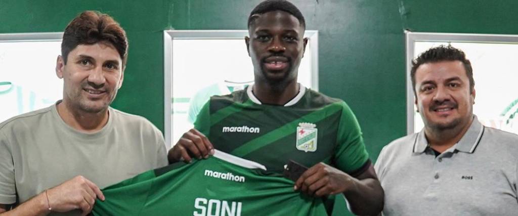 El camerunés Kevin Soni fue presentado como nuevo refuerzo de Oriente Petrolero para la temporada 2026.