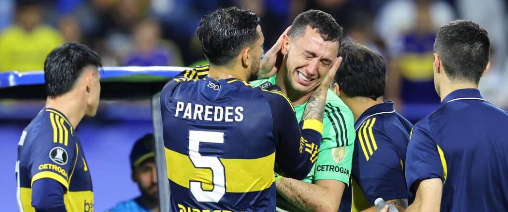 El portero de Boca se perderá lo que resta de la temporada en Argentina por una lesión en la rodilla derecha.