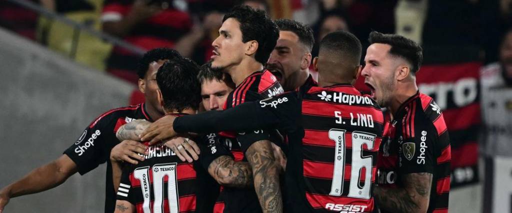 Pedro abrió el marcador para Flamengo a los 15 segundos de iniciado el compromiso en el Maracaná.