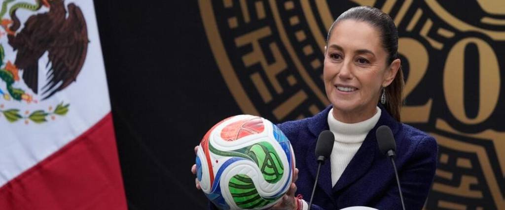 La presidenta mexicana Claudia Sheinbaum estará presente en el sorteo de la fase de grupos del Mundial.