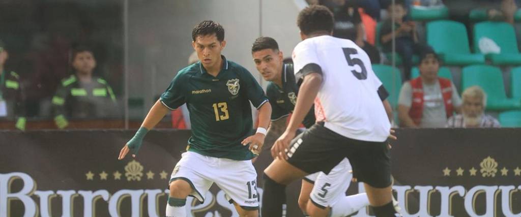 Guilmar Centella ingresó en el segundo tiempo en el partido ante Trinidad y Tobago.